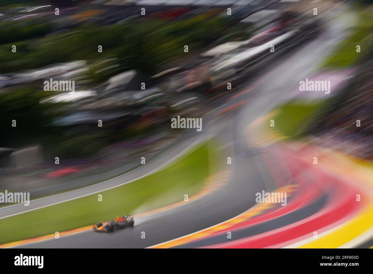 Sergio Perez del Messico alla guida della (11) Oracle Red Bull Racing RB19 Honda RBPT durante la Formula 1 MSC Cruises Belgian Grand Prix 2023 il 30 luglio 2023 a Francorchamps, in Belgio. Foto Stock