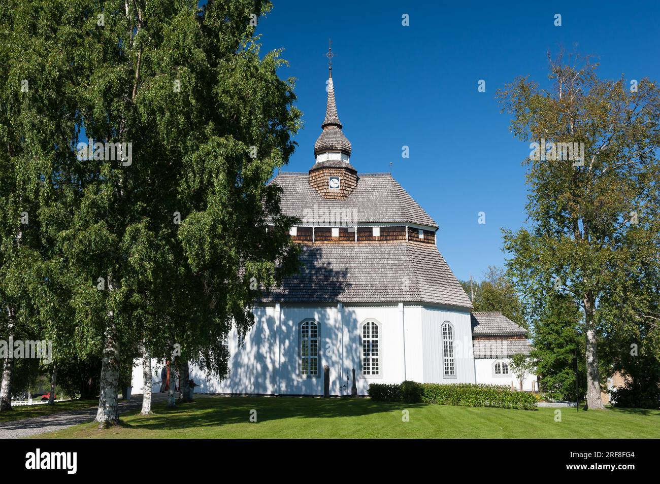 Chiesa di Vemdalen, comune di Härjedalen, Contea di Jämtland, Svezia Foto Stock