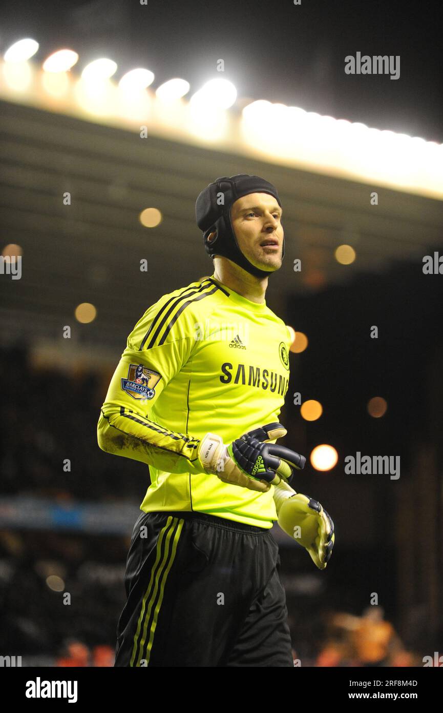 Petr Cech del Chelsea Barclays Premier League - Wolverhampton Wanderers / Chelsea 05/01/2011 Foto Stock