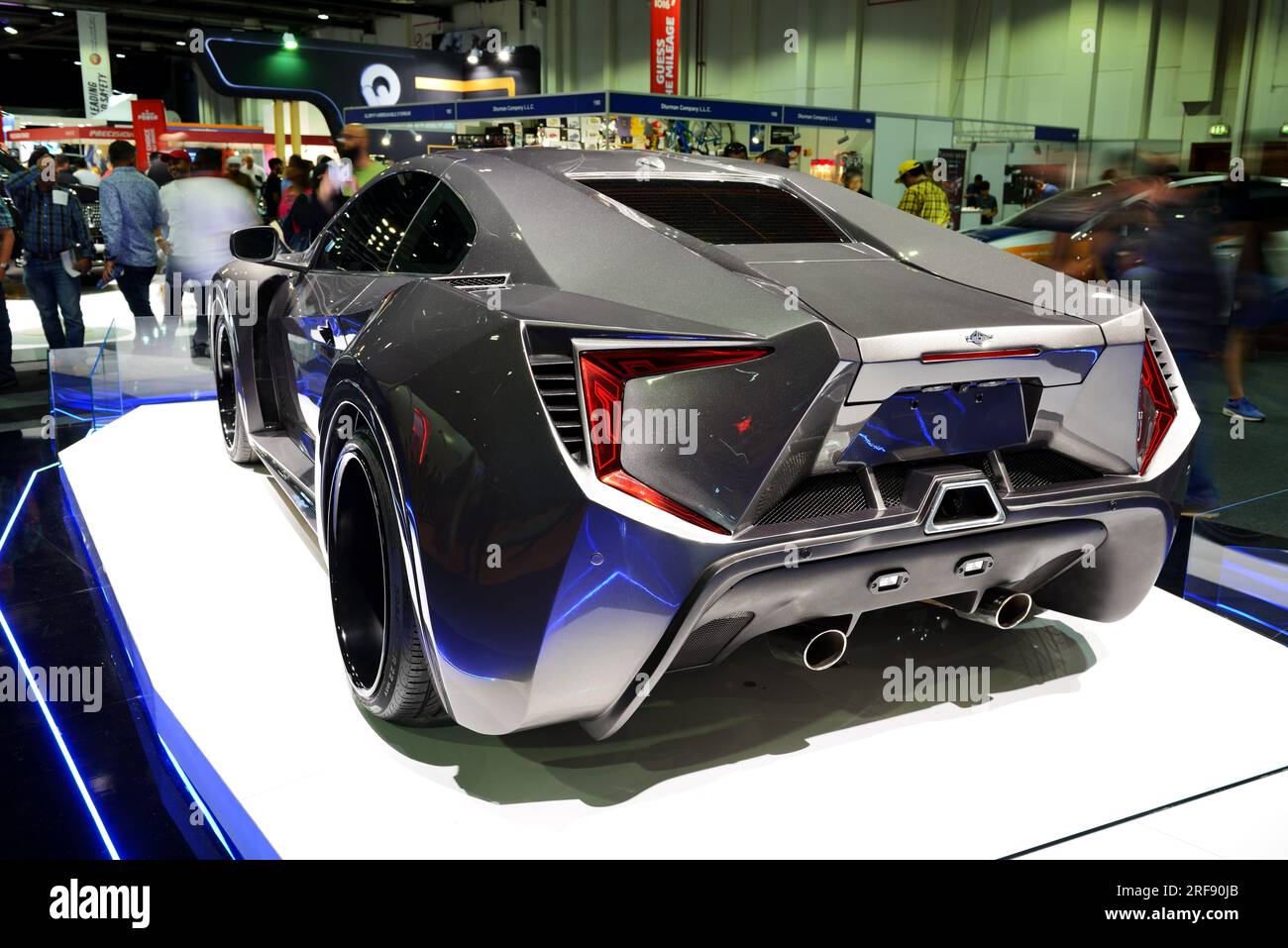 DUBAI, Emirati Arabi Uniti - 16 novembre: il famigerato Zedro sportscar su Dubai Motor Show 2019 Il 16 novembre 2019 Foto Stock