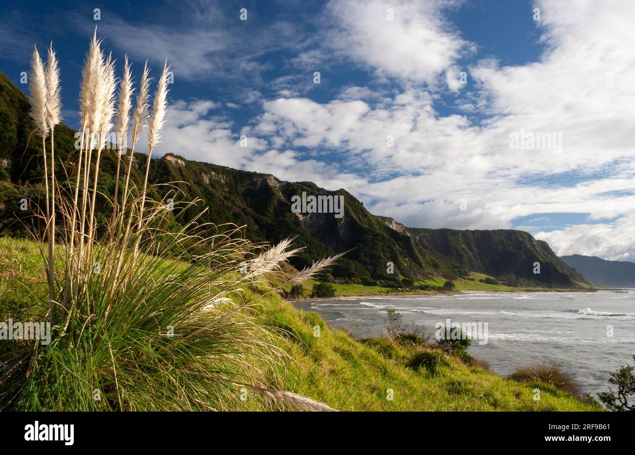 Spiaggia Hautai nella regione del Capo Orientale dell'isola settentrionale della nuova Zelanda Foto Stock