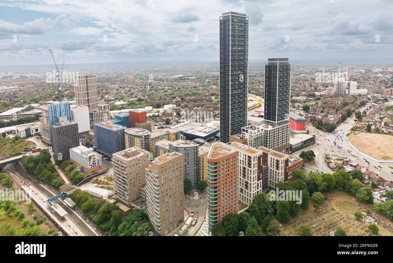 North Acton fa parte di Acton nella parte ovest di Londra, ed è all'interno del London Borough of Ealing Foto Stock