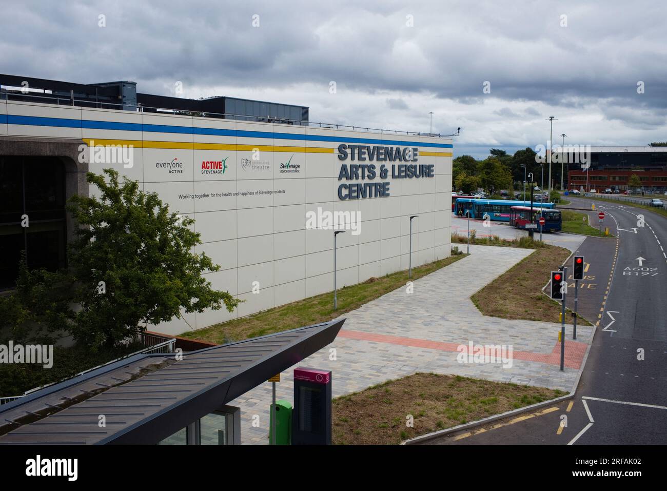 Stevenage Arts and Leisure Centre Foto Stock