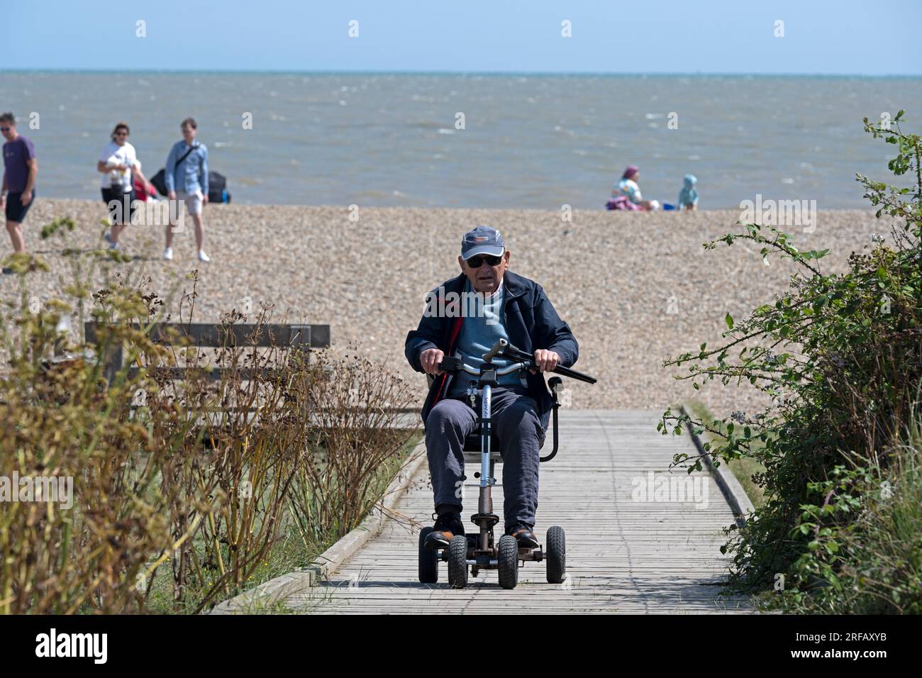 Accesso disabili a Be Thorpeness Suffolk UK Foto Stock