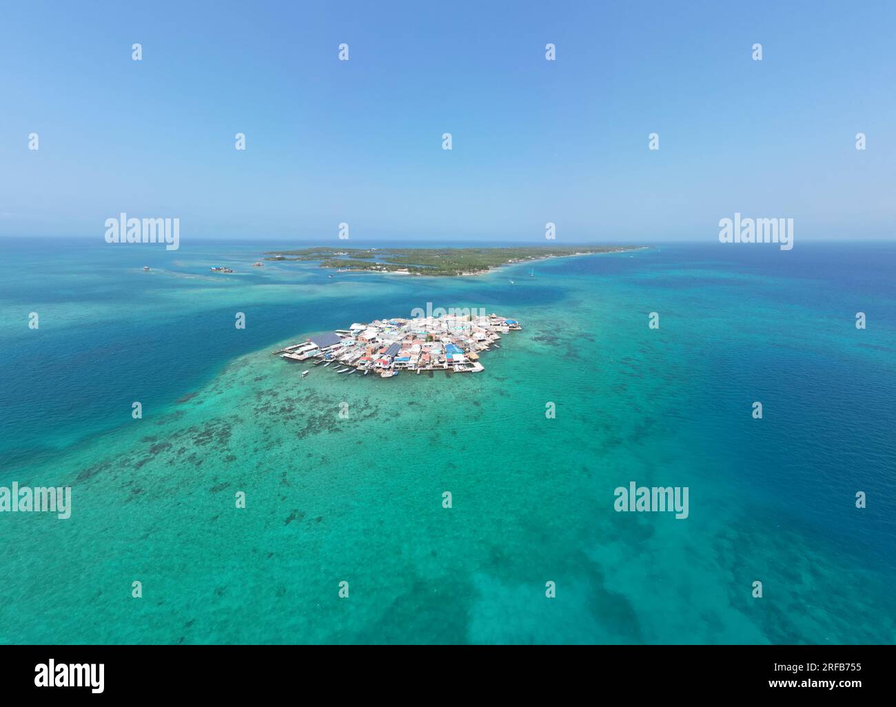 Isla Mucura Covenas Tolua San Bernardo Kolumbien Foto Stock