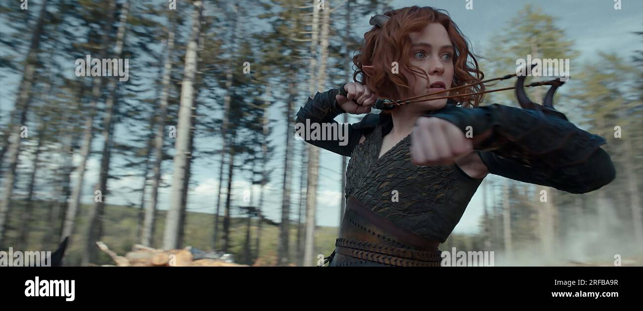 DUNGEONS & DRAGONS: HONOR AMONG THIEVES (2023) SOPHIA LILLIS JOHN FRANCIS DALEY (DIR) JONATHAN GOLDSTEIN (DIR) PARAMOUNT PICTURES/MOVIESTORE COLLECTION Foto Stock