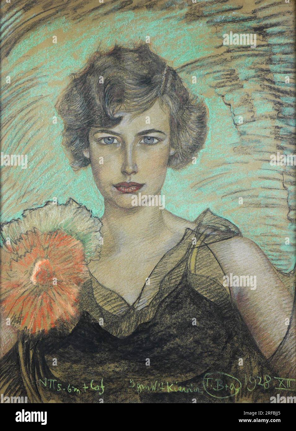 Ritratto di una donna 1928 di Stanisław Ignacy Witkiewicz Foto Stock