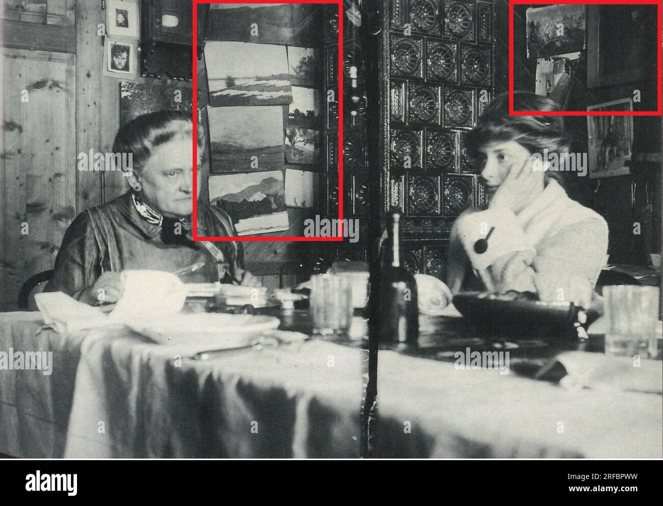 Paesaggi precedenti al 1913 dal 1912 al 1914 di Stanisław Ignacy Witkiewicz Foto Stock