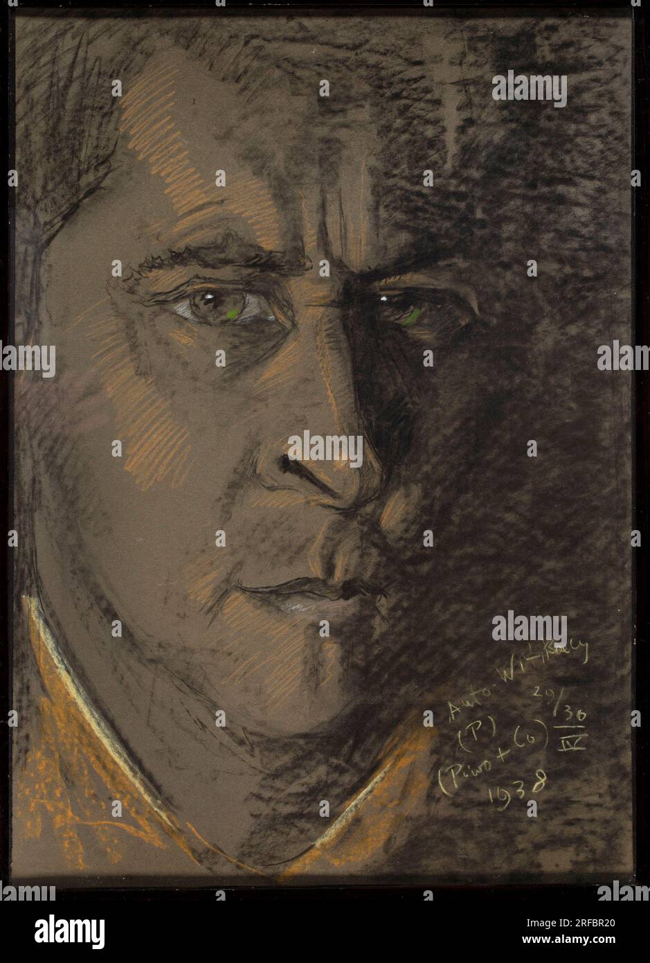 Autoritratto 30 aprile 1938 di Stanisław Ignacy Witkiewicz Foto Stock