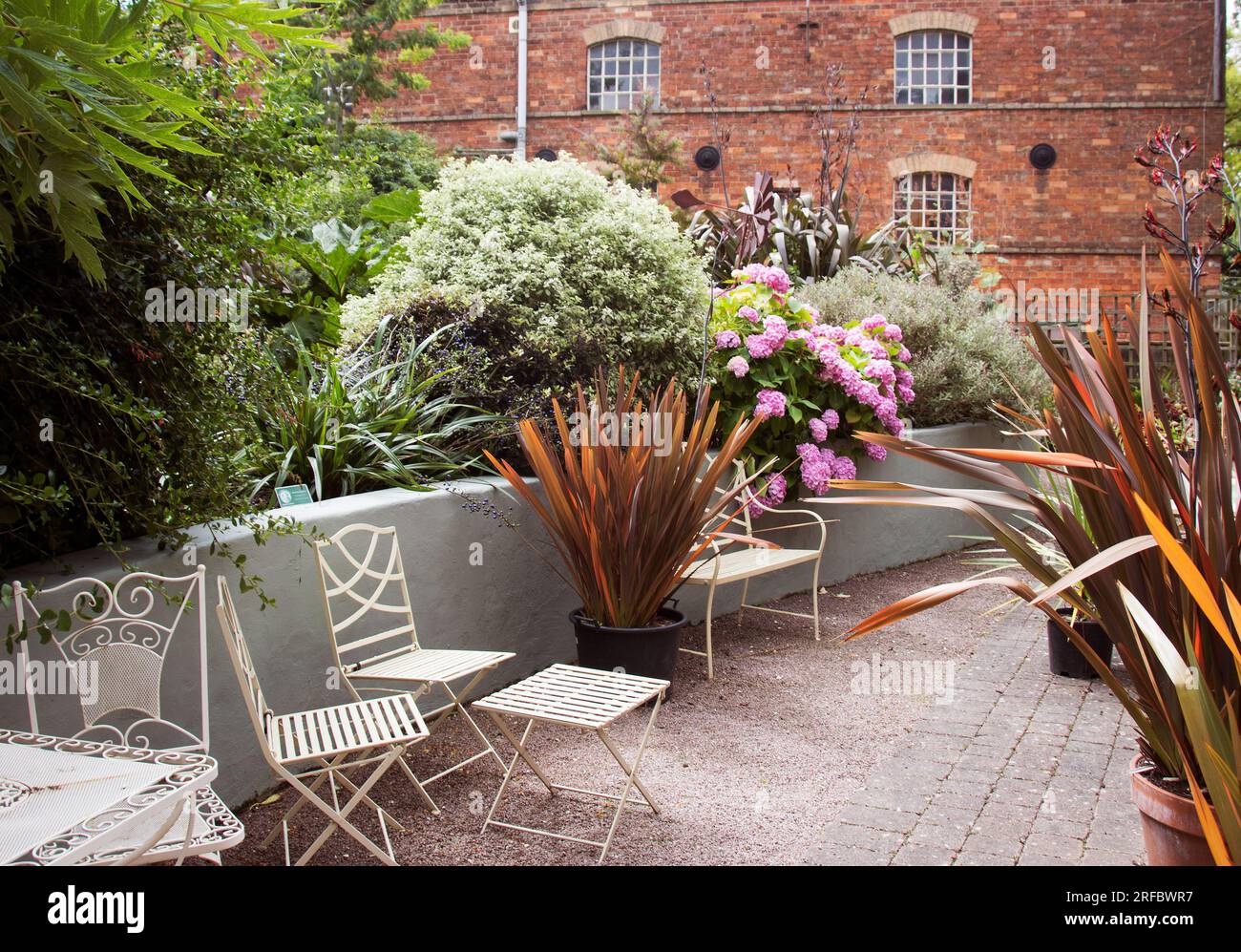 Sir Joseph Banks Tribute Garden Foto Stock