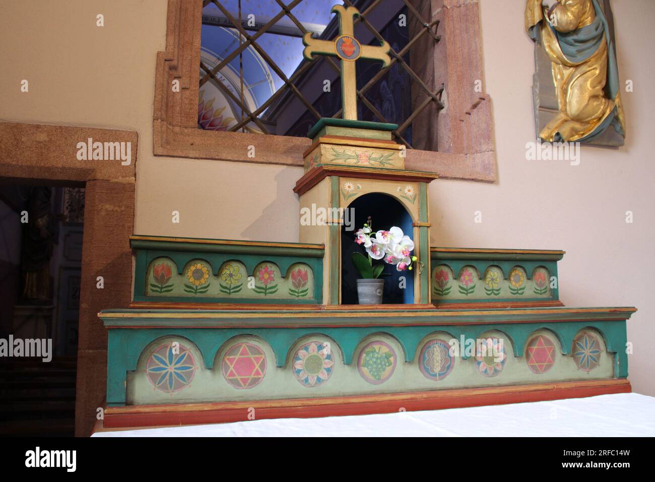 cappella notre-dame de lorette a murbach in alsazia (francia) Foto Stock