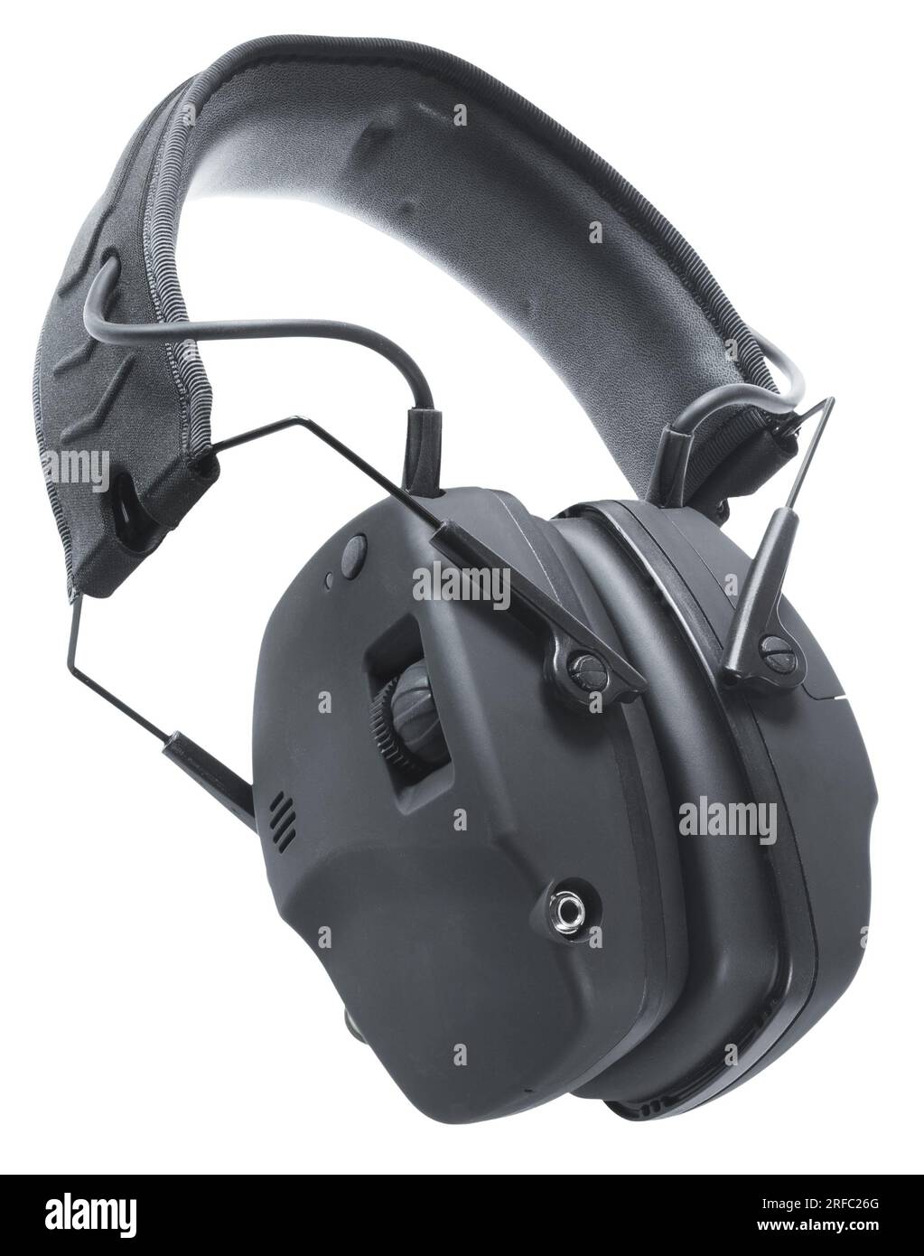 Protezione dell'udito con cirucitry per il rumore di taglio, progettata per  la caccia e le riprese Foto stock - Alamy