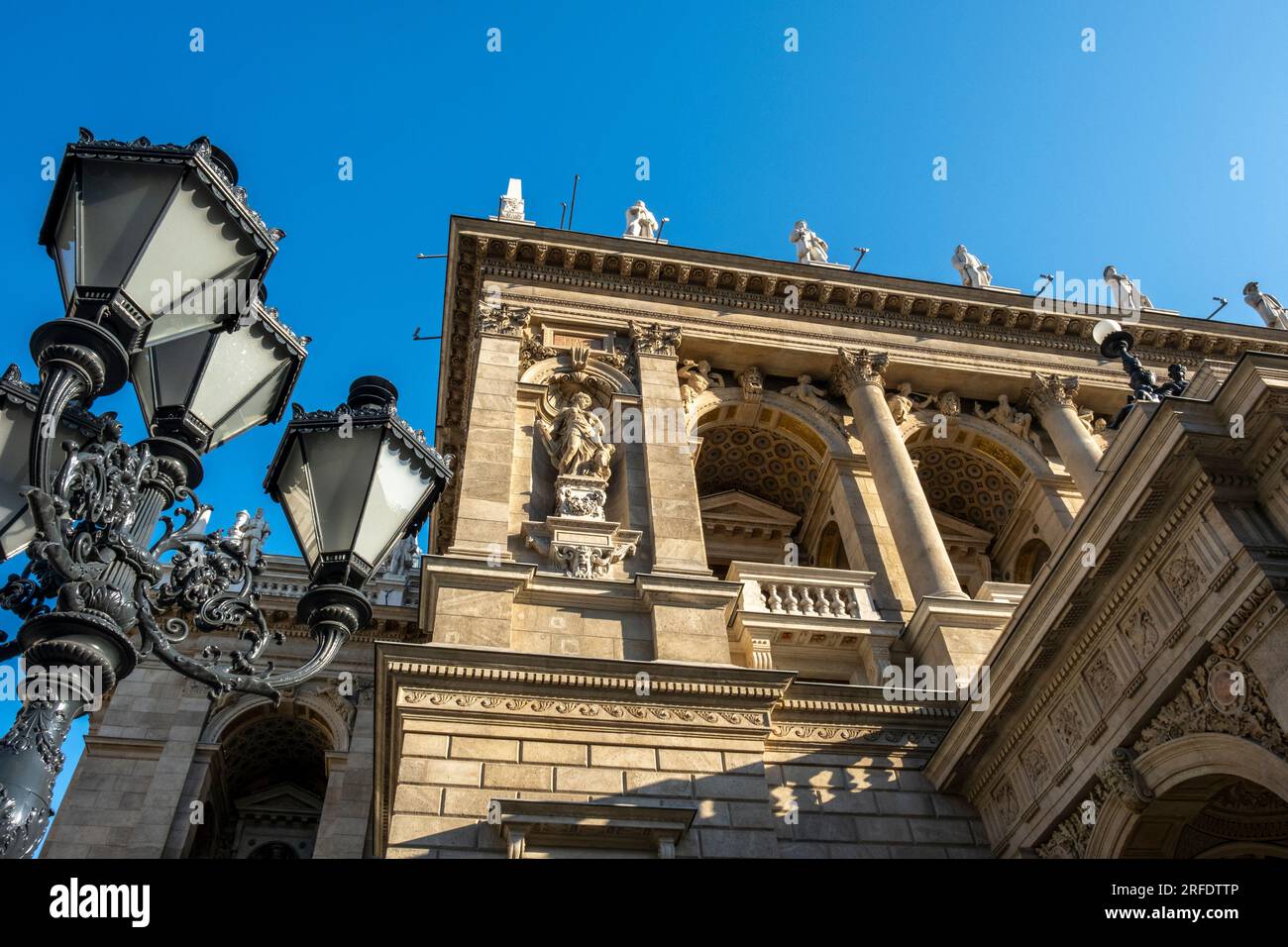 Teatro dell'Opera Ungherese. Budapest, Ungheria Foto Stock