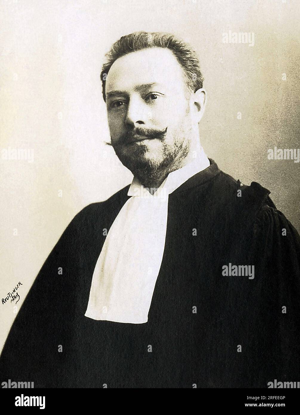 Ritratto de Felix Decori (1860-1915), magistrat francais. Foto Stock