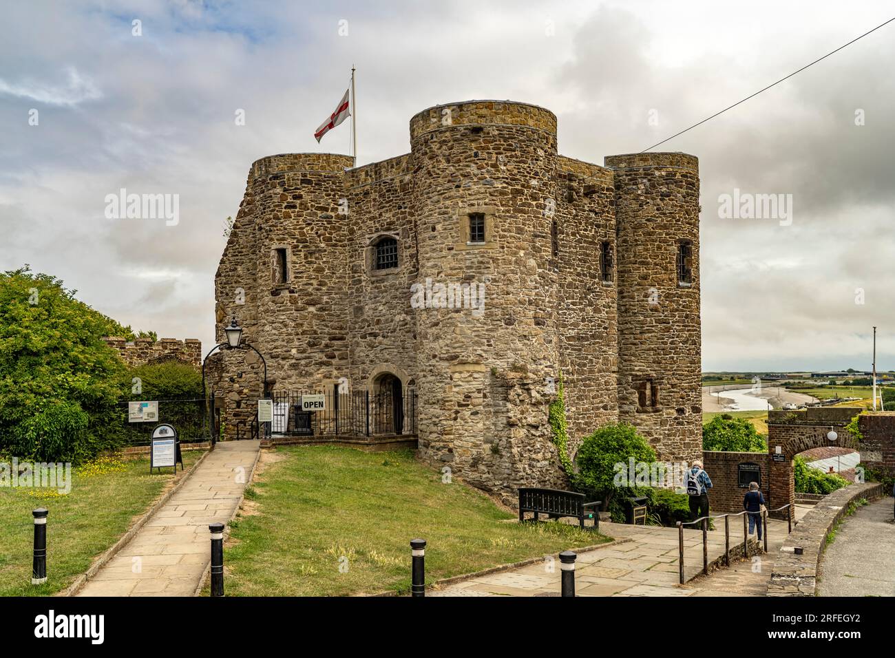 Rye Castle oder Ypres Tower a Rye, East Sussex, Inghilterra, Großbritannien, Europa | Rye Castle o Ypres Tower Rye, East Sussex, Inghilterra, Regno Unito Foto Stock