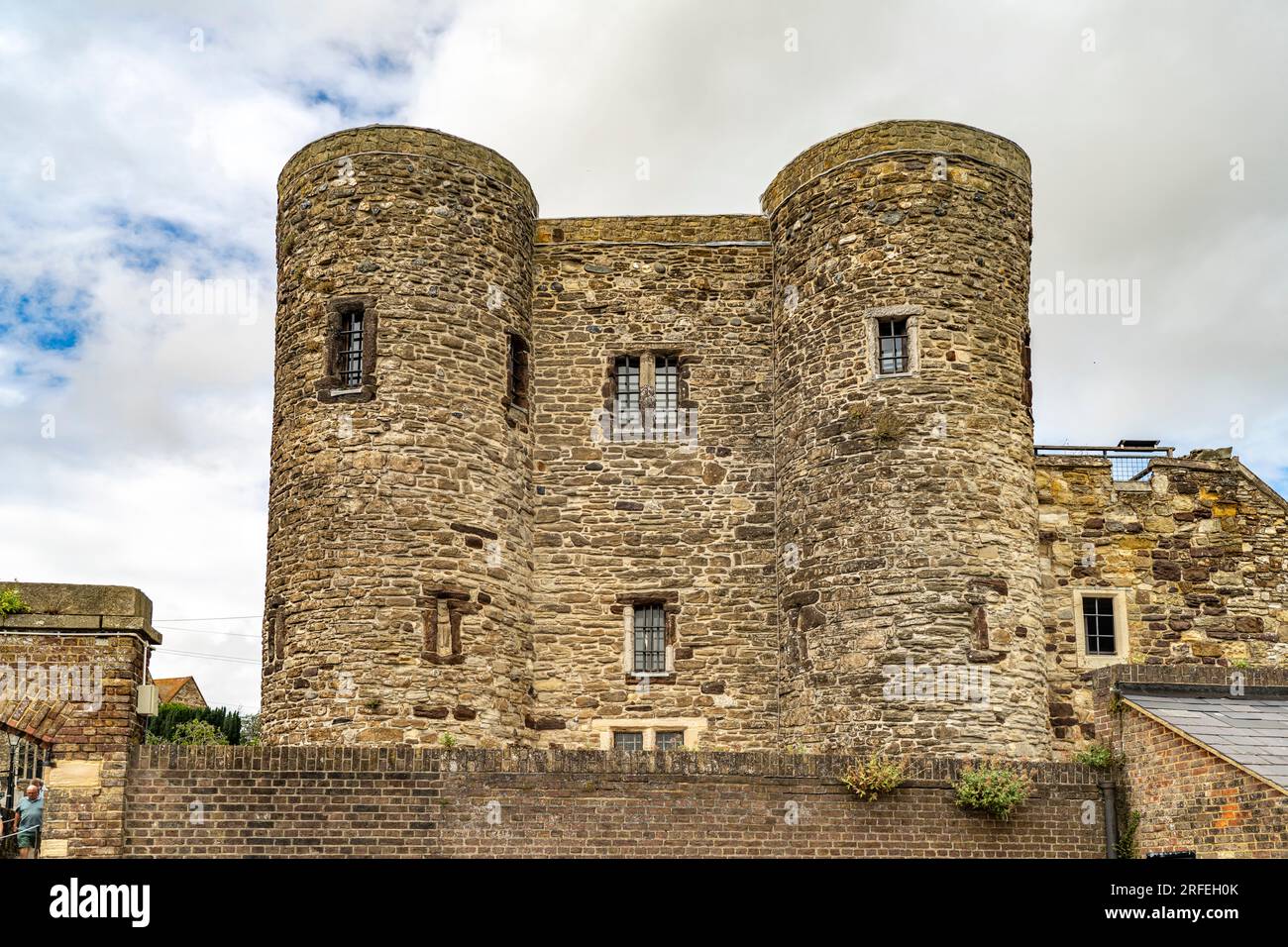 Rye Castle oder Ypres Tower a Rye, East Sussex, Inghilterra, Großbritannien, Europa | Rye Castle o Ypres Tower Rye, East Sussex, Inghilterra, Regno Unito Foto Stock