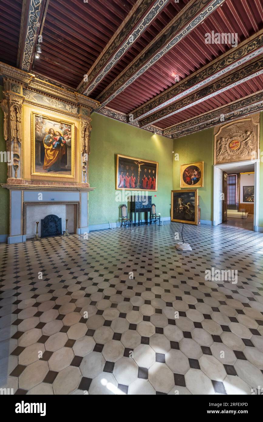 Francia, Aude, Narbona, Palazzo Arcivescovile che ospita il museo di arte e storia e il museo archeologico Foto Stock