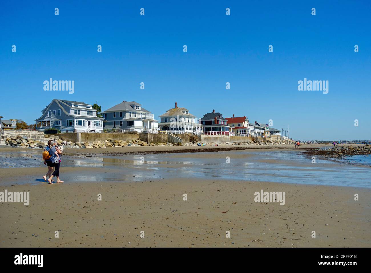 Etats-Unis, Maine, Wells Beach Foto Stock