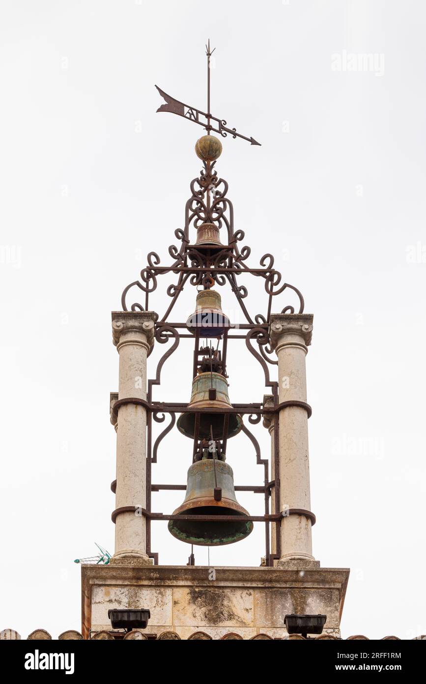 Spagna, Aragona, Tarazona, il campanile del municipio Foto Stock