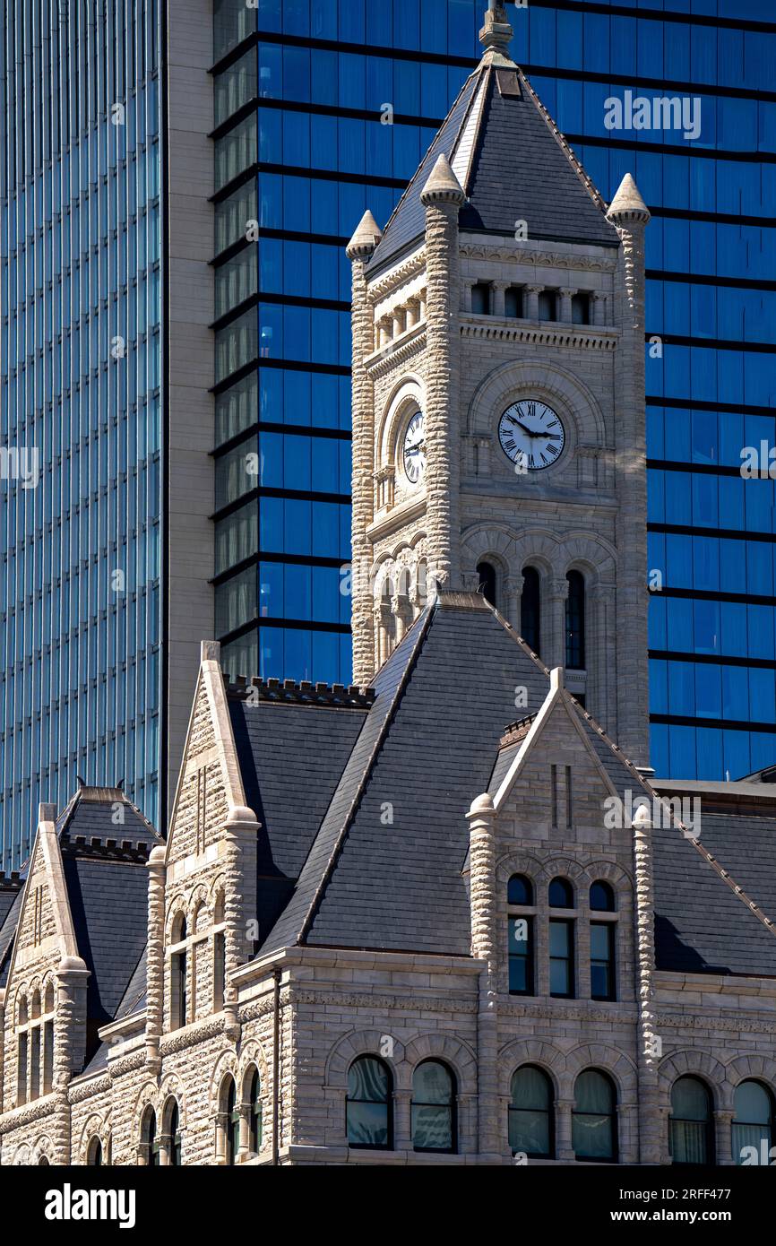 Stati Uniti, Tennessee, Nashville, Union Station hotel Foto Stock