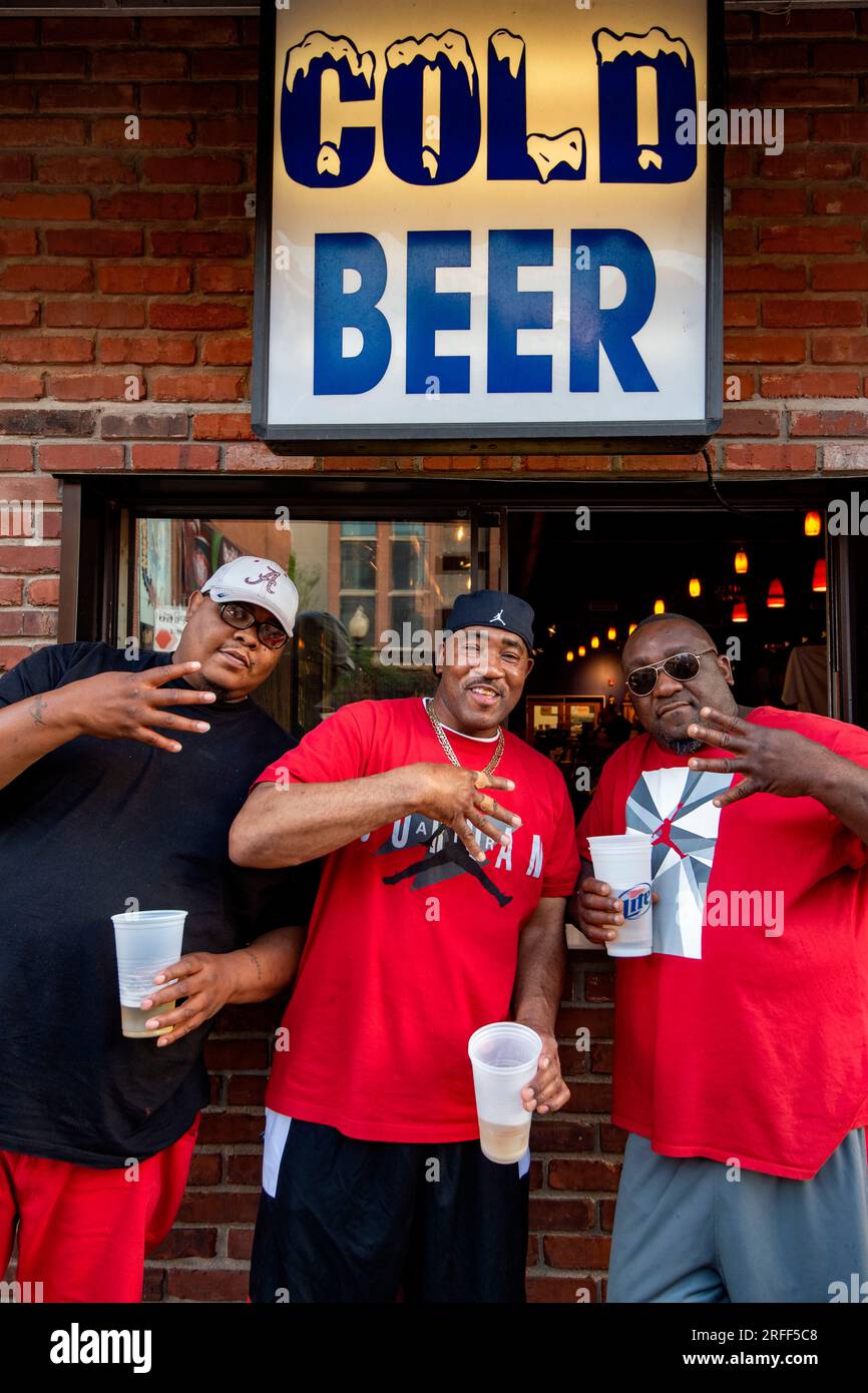 Stati Uniti, Tennessee, Memphis, Beale Street Foto Stock