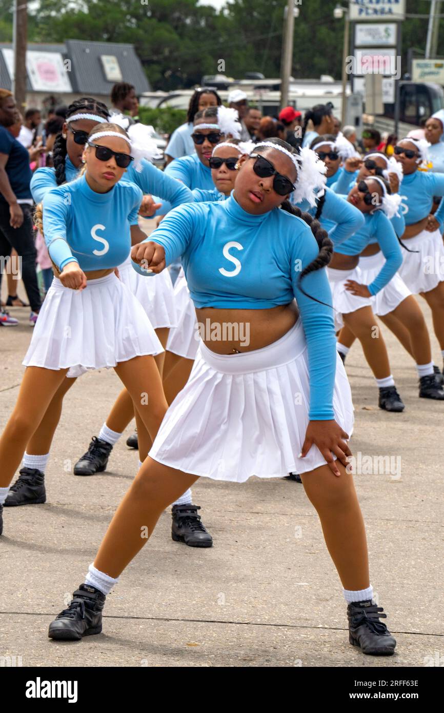Stati Uniti, Louisiana, Breaux Bridge, Crayfish Festival, sfilata Foto Stock