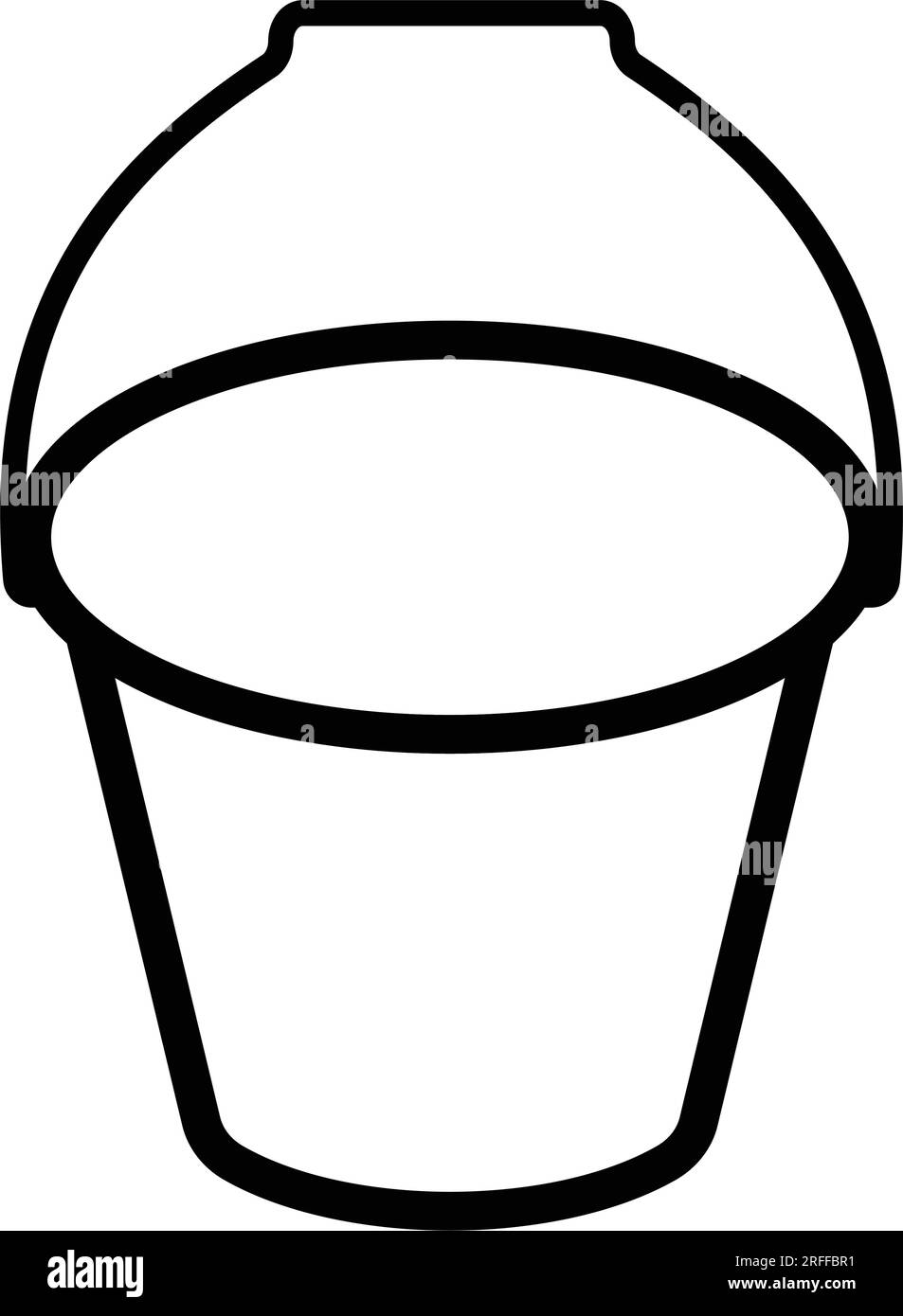 icona benna illustrazione vettoriale semplice design Illustrazione Vettoriale