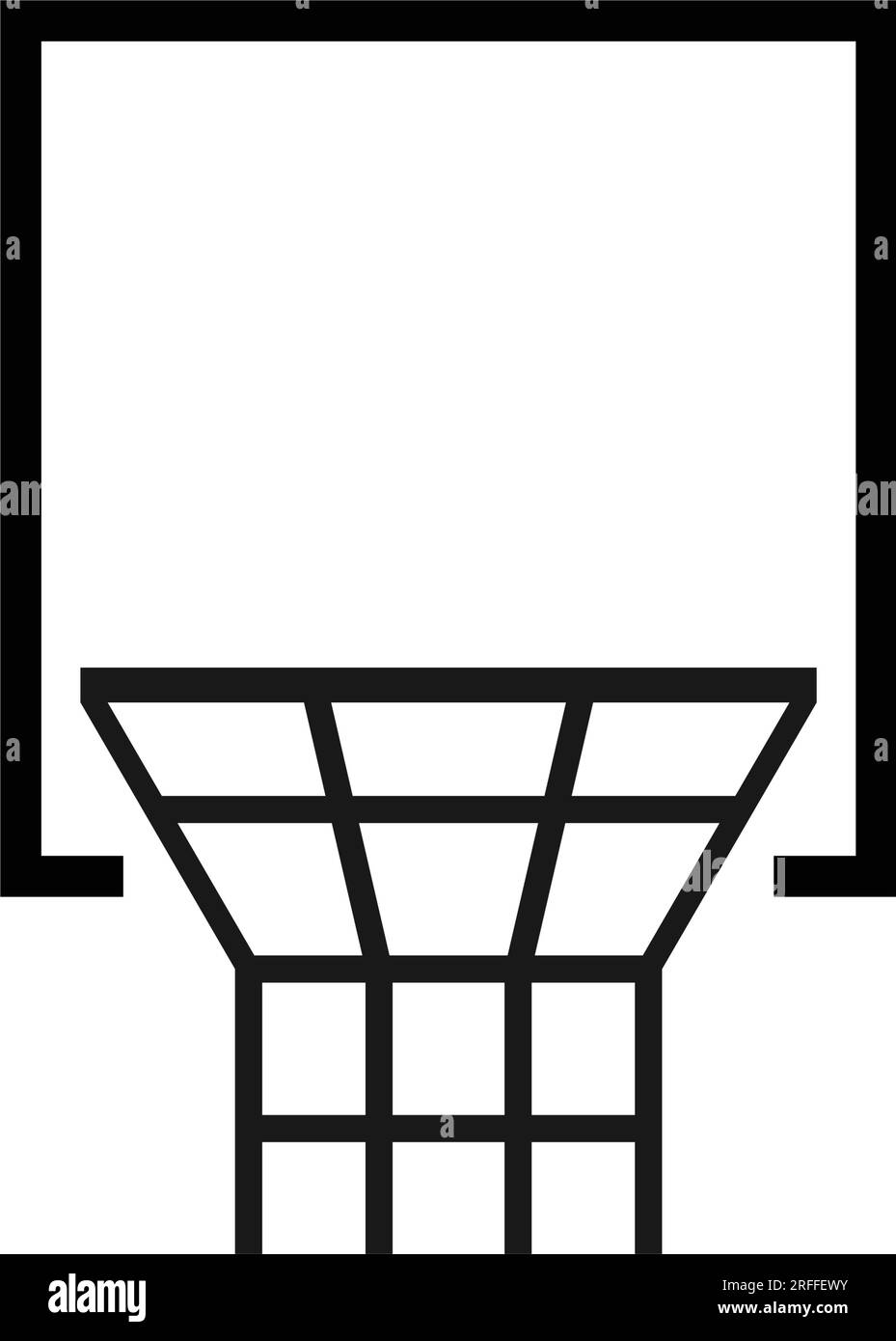 icona del basket disegno illustrativo vettoriale Illustrazione Vettoriale