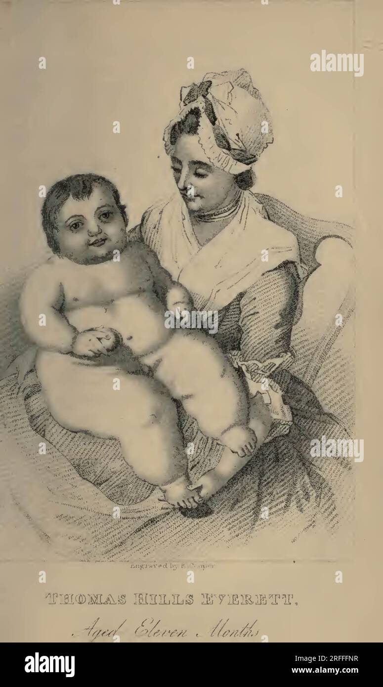 Thomas Hills Everett, undici mesi Foto Stock