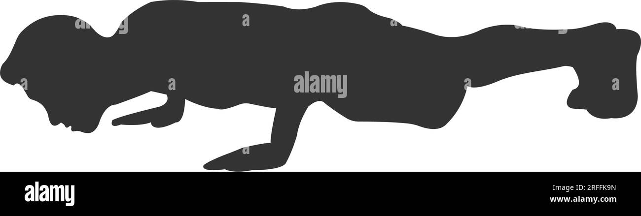 icona della persona durante la progettazione di illustrazioni vettoriali con spinta verso l'alto Illustrazione Vettoriale