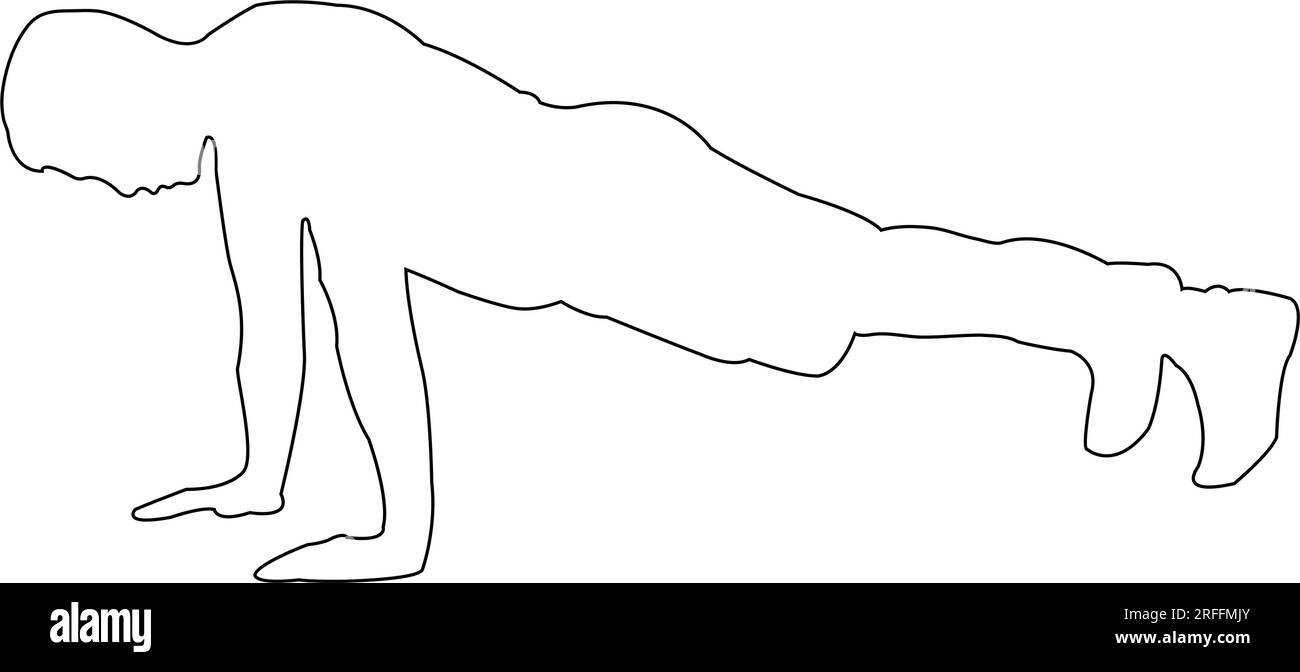 icona della persona durante la progettazione di illustrazioni vettoriali con spinta verso l'alto Illustrazione Vettoriale