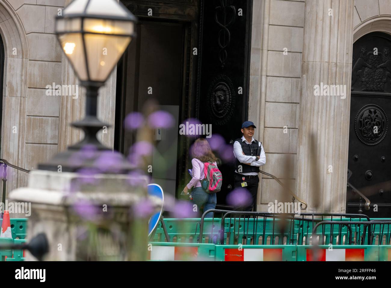 Londra, Regno Unito. 3 agosto 2023. Bank of England aumenta i tassi di interesse al 5,25% credito: Ian Davidson/Alamy Live News Foto Stock