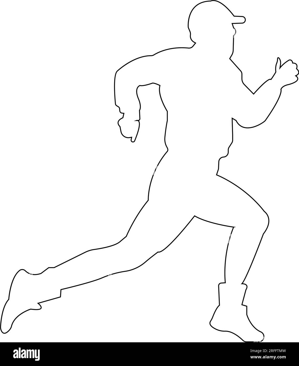 man running icon disegno illustrativo vettoriale Illustrazione Vettoriale
