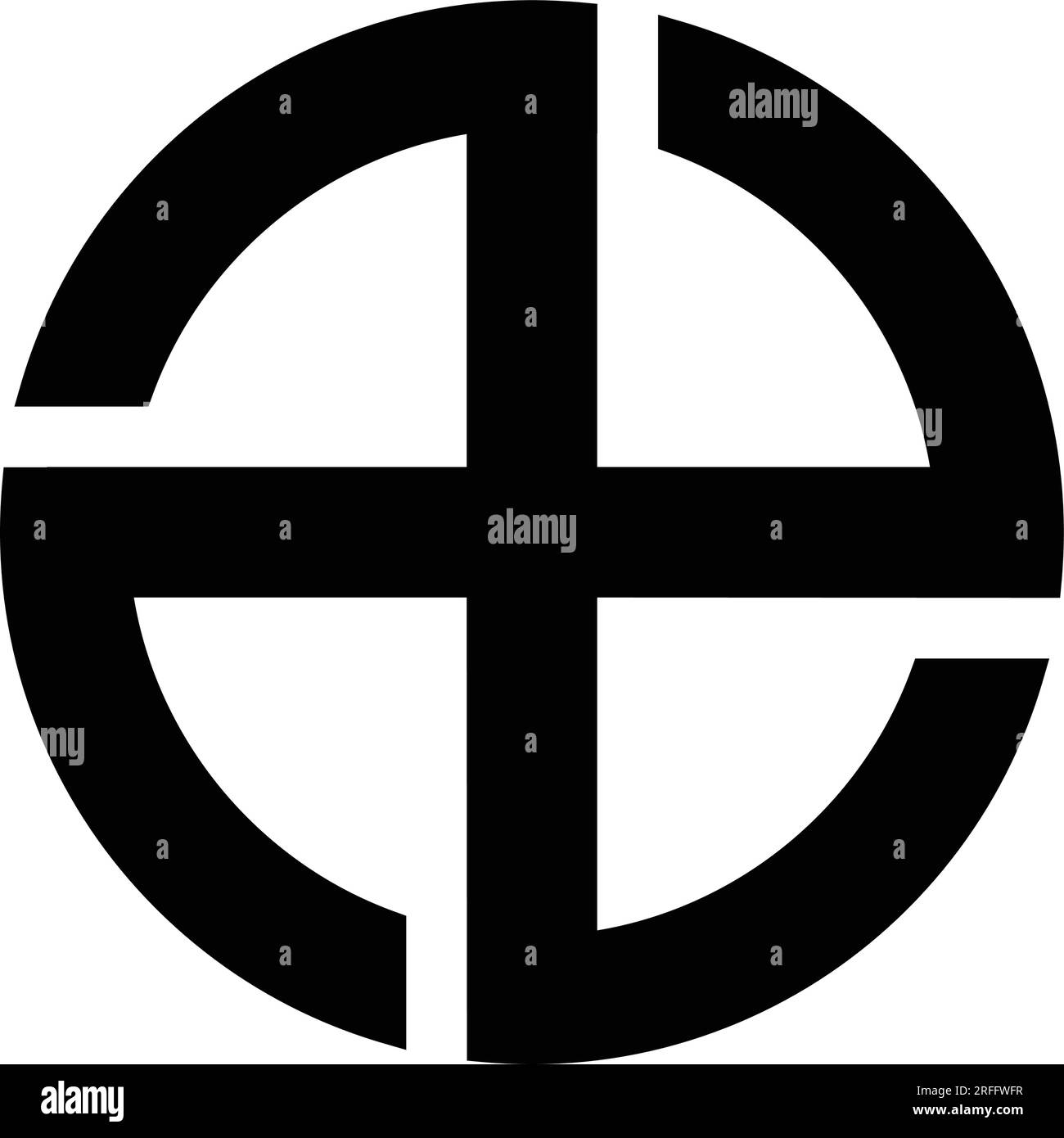 icona tedesca svastica disegno illustrativo vettoriale Illustrazione Vettoriale