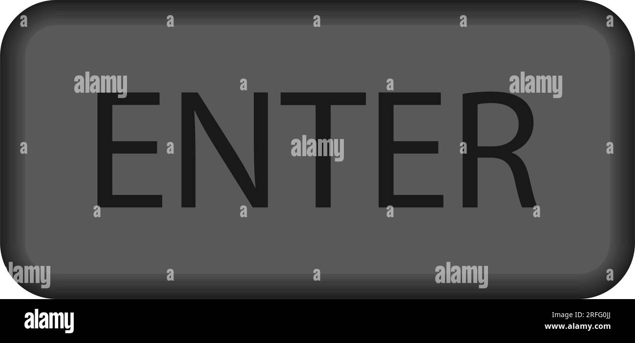 immettere l'icona disegno di illustrazione vettoriale Illustrazione Vettoriale