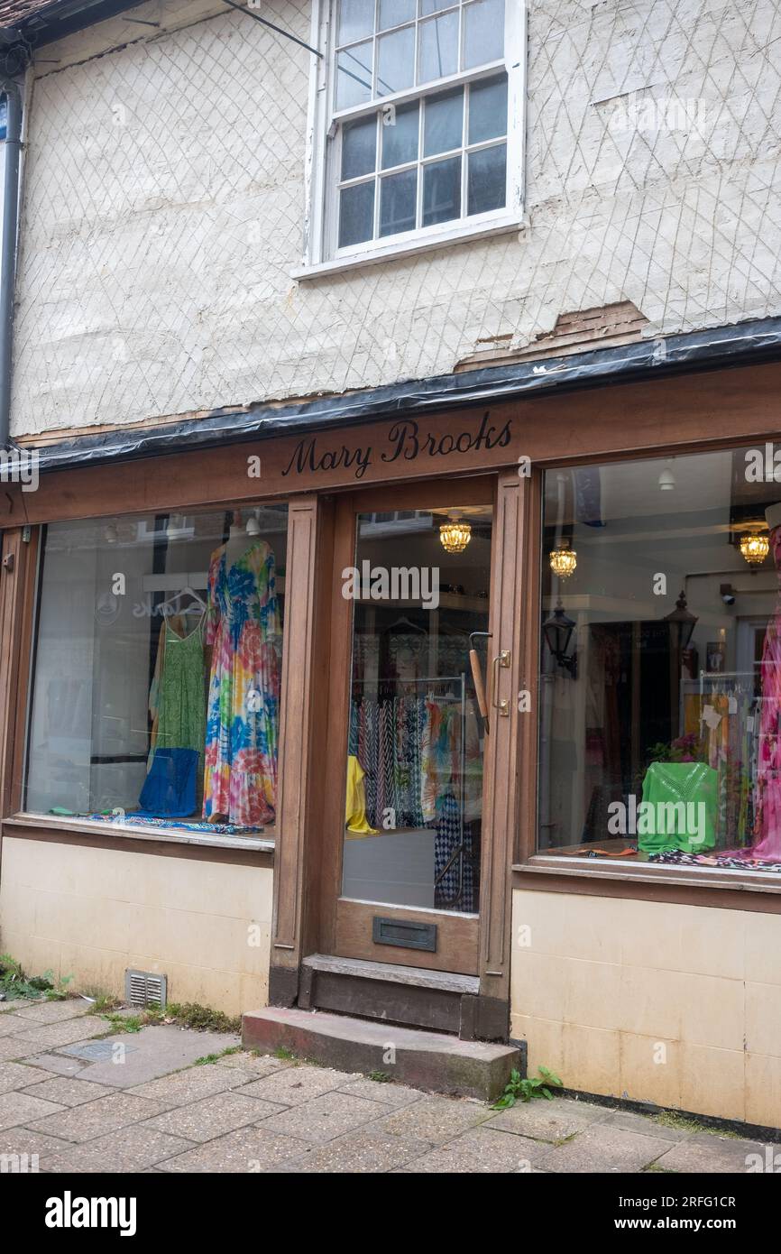 Mary Brooks Dress Shop Wallingford Foto Stock