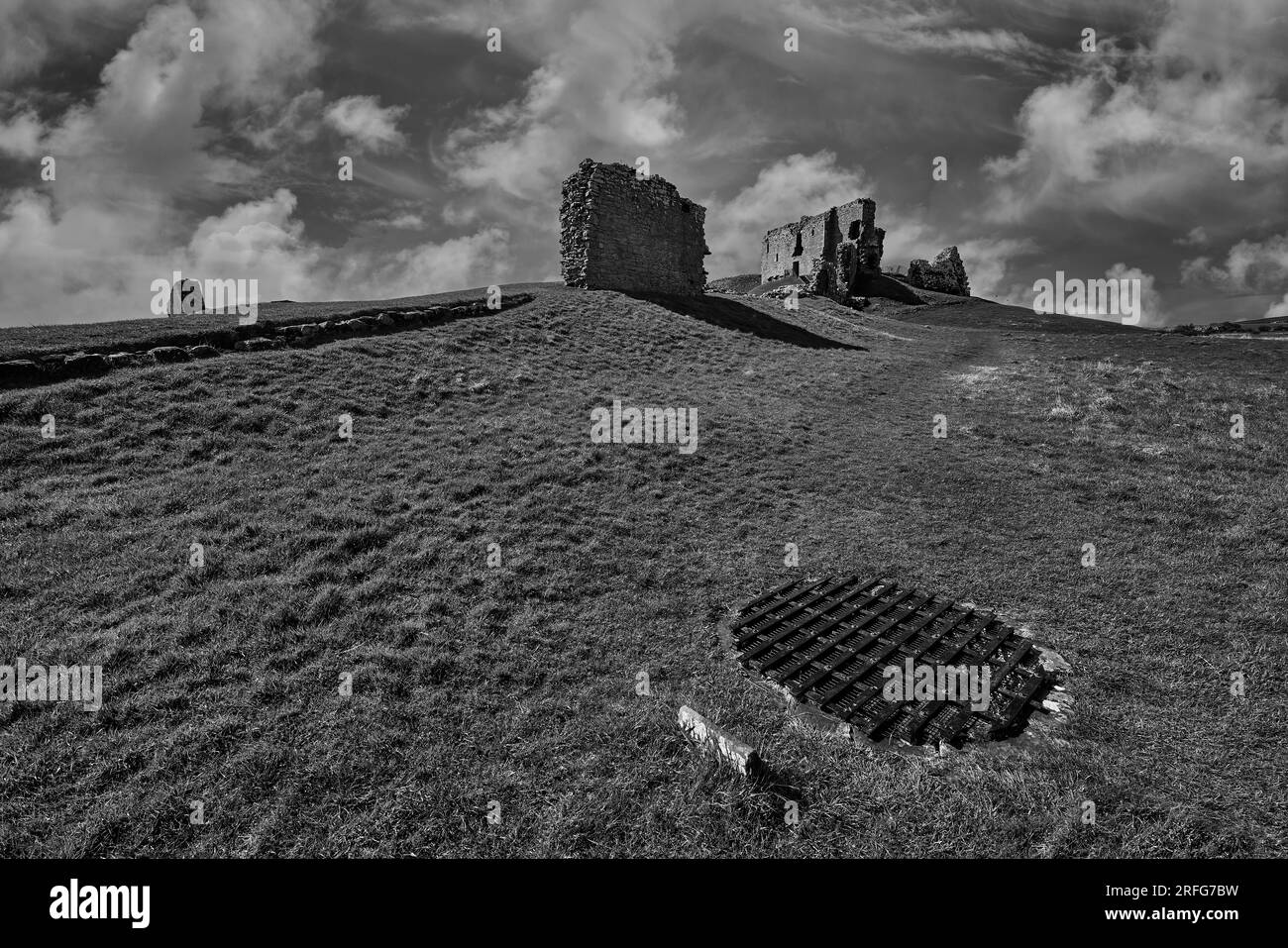 Storico Castello di Duffus Foto Stock