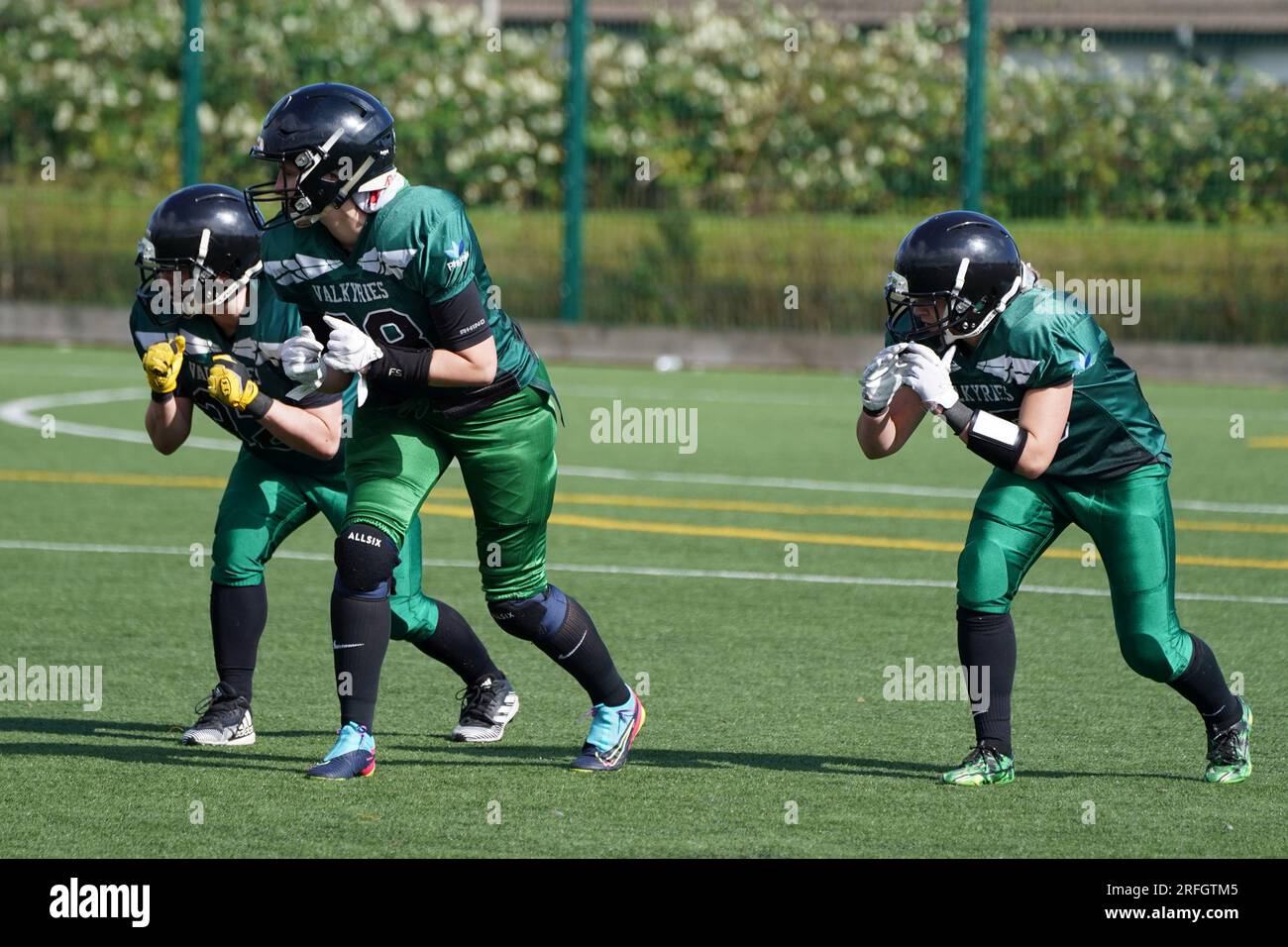 Valkyries 24 contro 52 Thrashers Foto Stock