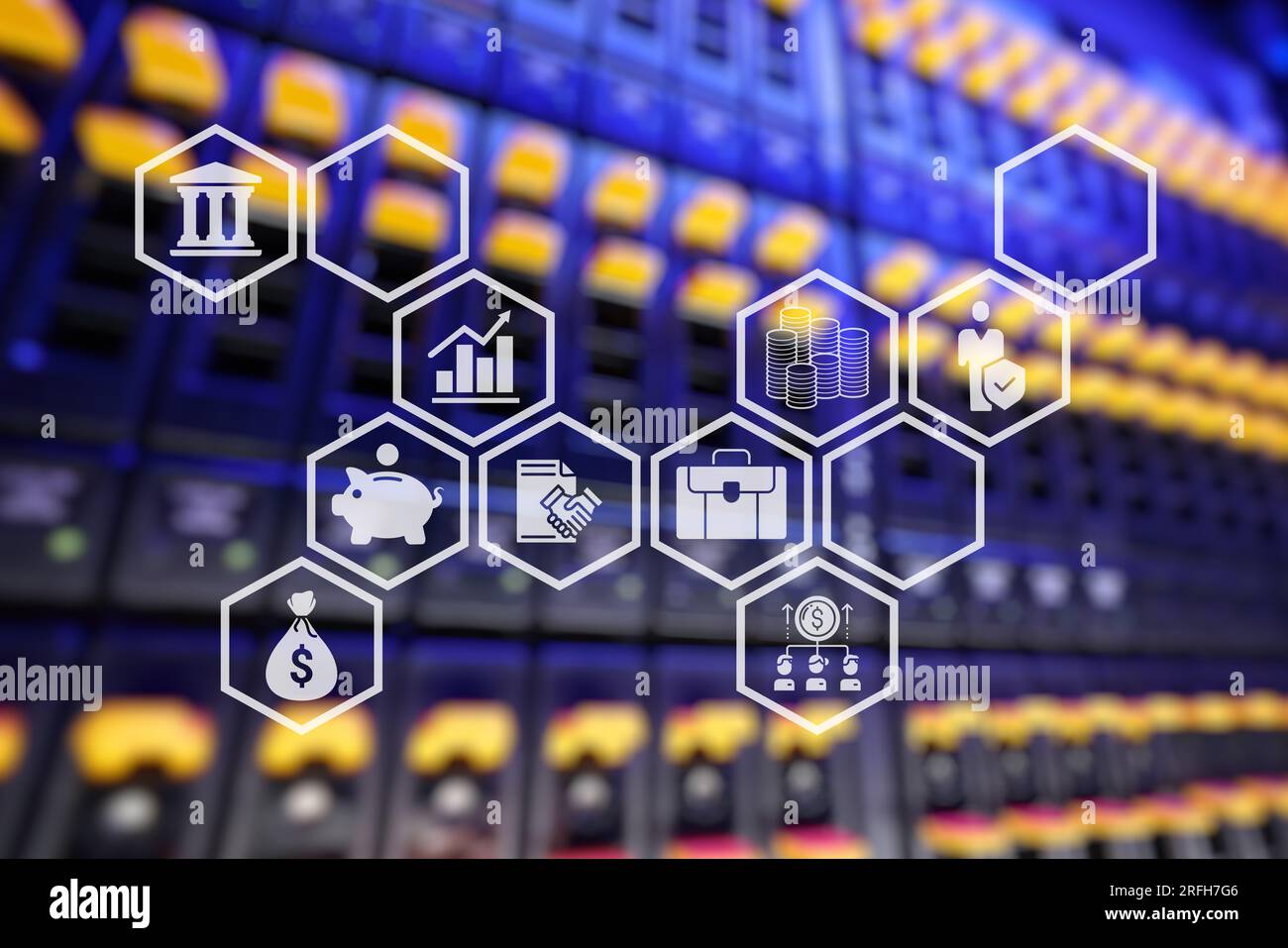 Concetto di gestione delle risorse. Semplificate le operazioni e massimizzate il ROI con strategie complete di gestione delle risorse. Foto Stock