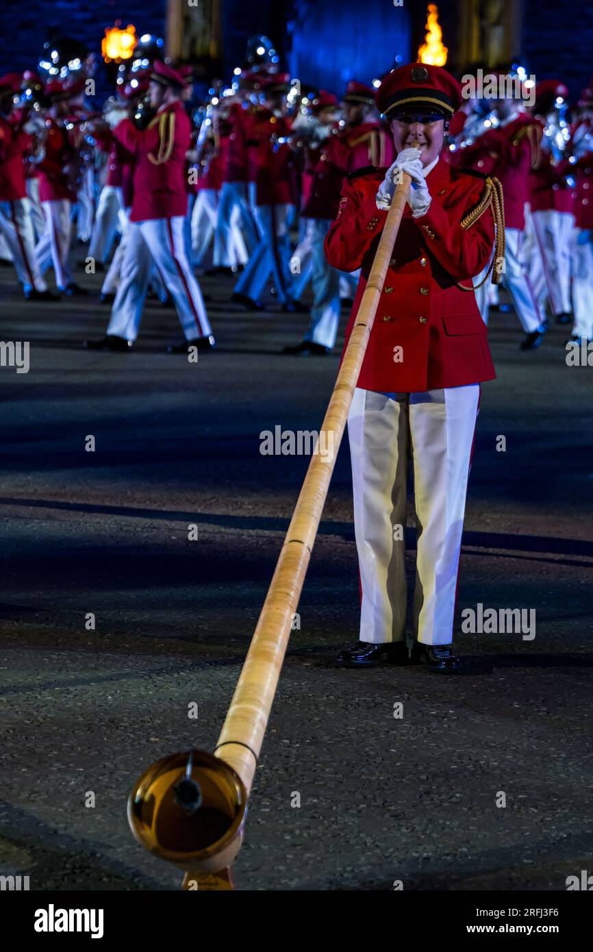 Banda centrale delle forze armate svizzere immagini e fotografie stock