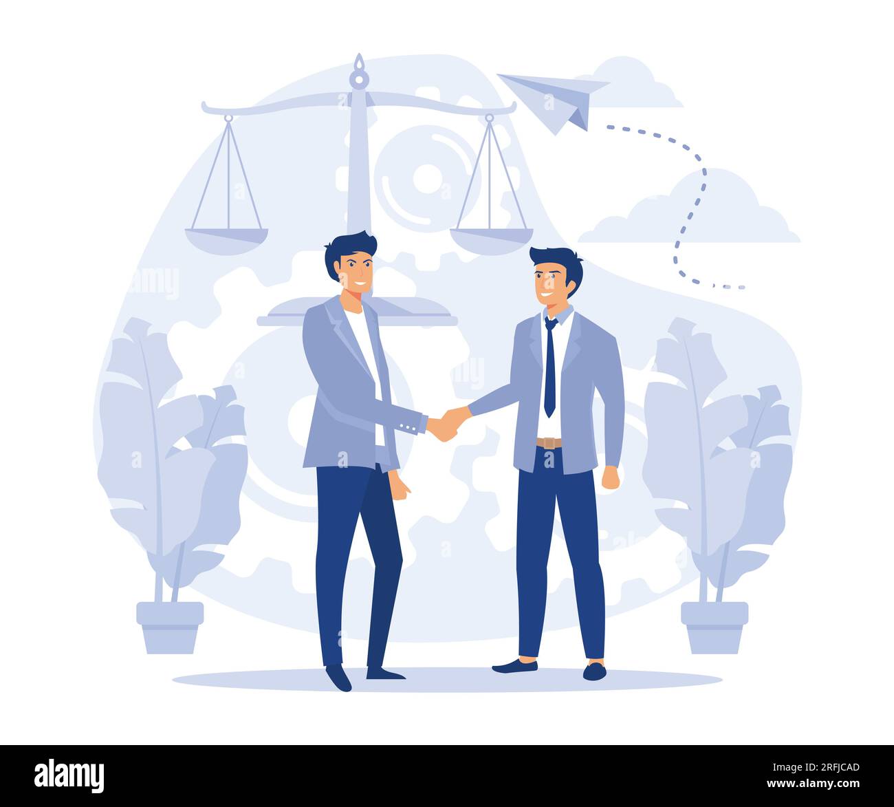 concetto aziendale. Flusso di lavoro, crescita, grafica. Sviluppo aziendale, tappe fondamentali, Start-up, illustrazione moderna a vettore piatto Illustrazione Vettoriale