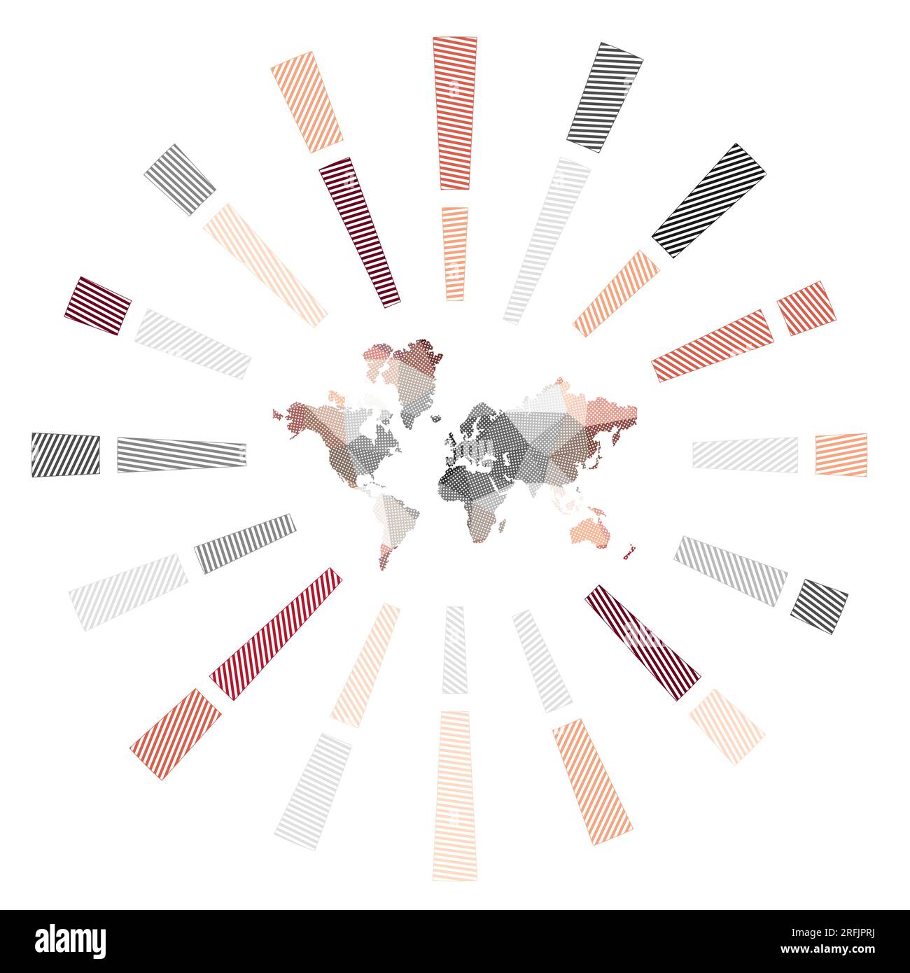 Il World Sunburst. Bassi raggi poly striati e mappa del mondo. Illustrazione vettoriale artistica. Illustrazione Vettoriale Il World Sunburst. Bassi raggi poly striati e mappa del mondo. Illustrazione vettoriale artistica. Illustrazione Vettoriale