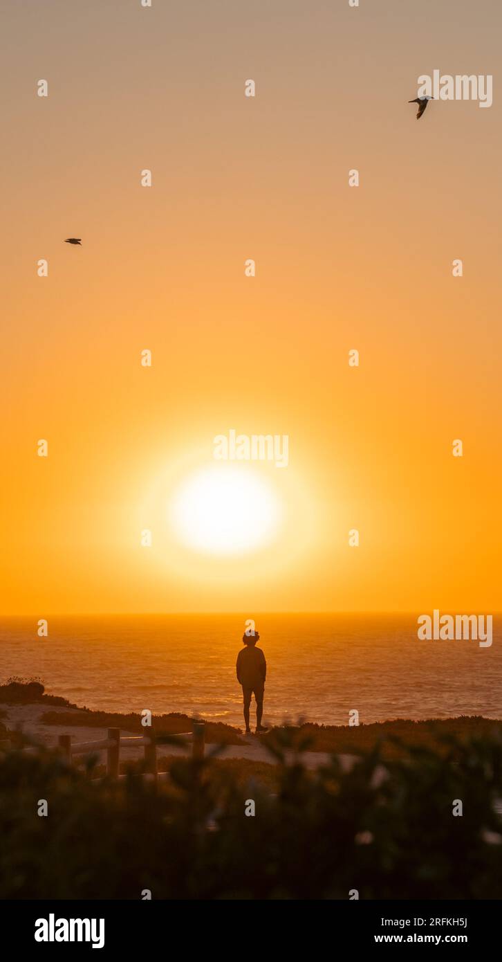 Cominciando dal tramonto Foto Stock
