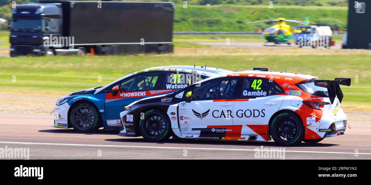 Thruxton BTCC domenica 4 giugno 2023 Foto Stock