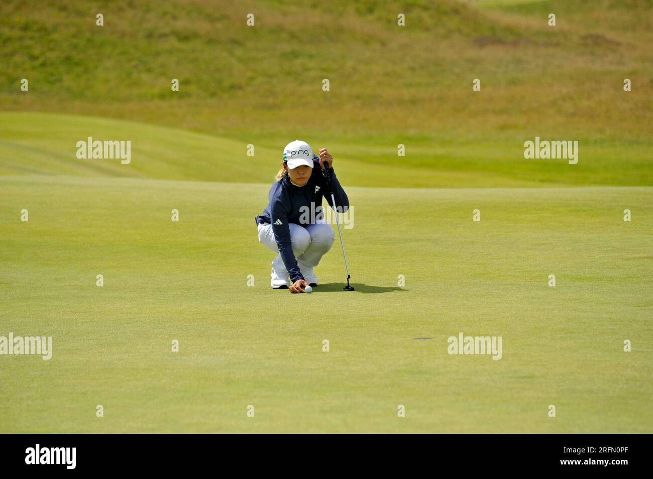 4 agosto 2023. Irvine, Scozia, Regno Unito. Hinako Shibuno il primo, il secondo giorno. Crediti: CDG/Alamy Live News Foto Stock