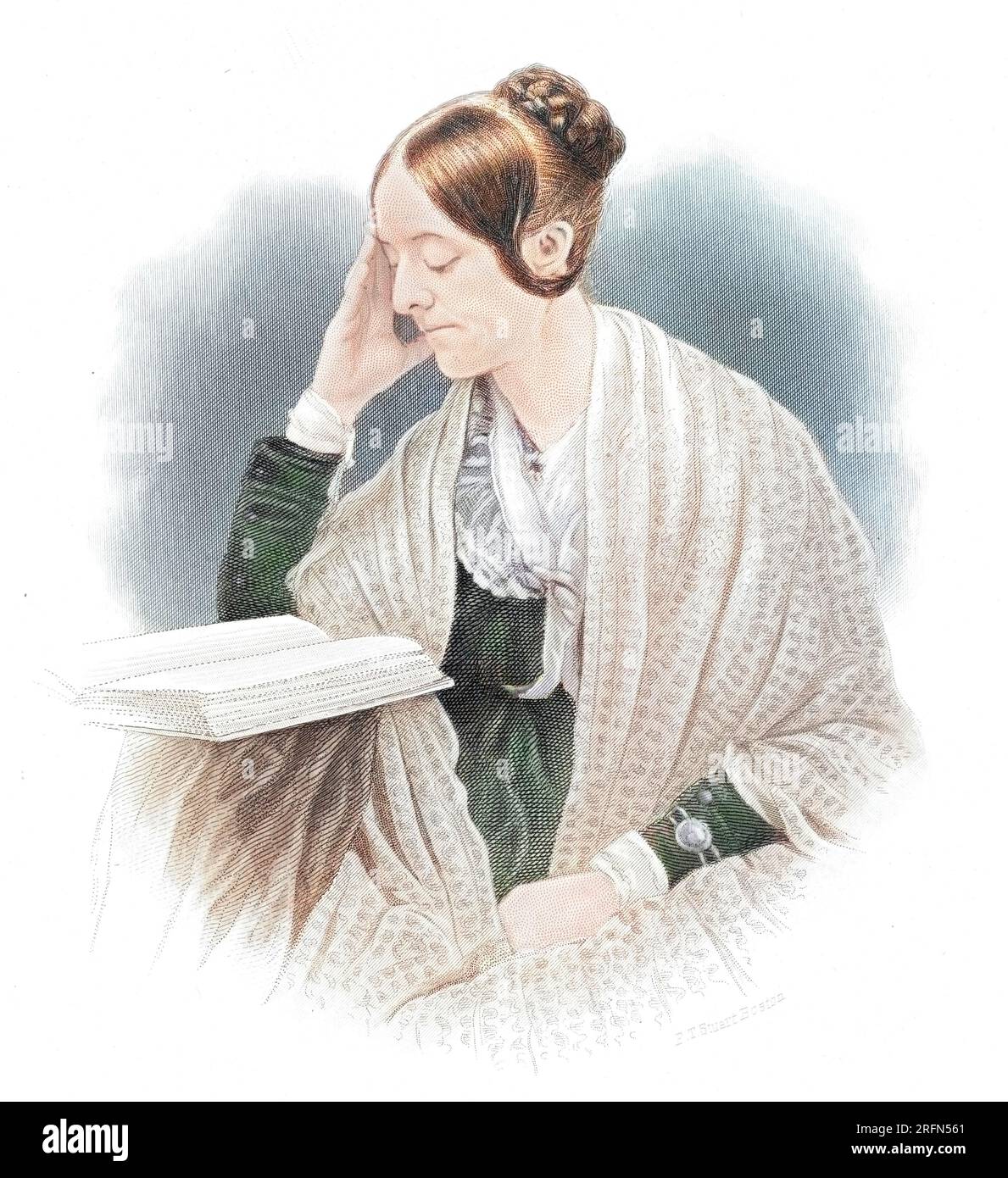 Margaret Fuller (New York, 23 maggio 1810 – New York, 19 luglio 1850) è stata una giornalista, editrice e critica statunitense. Foto Stock