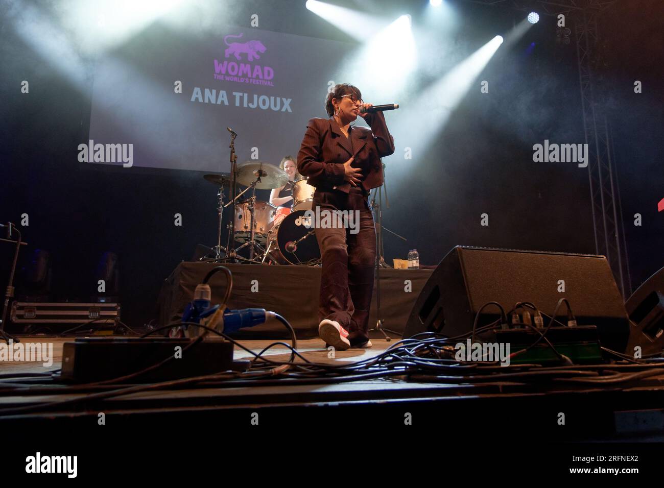Ana Tijoux, WOMAD Festival 2023 Foto Stock