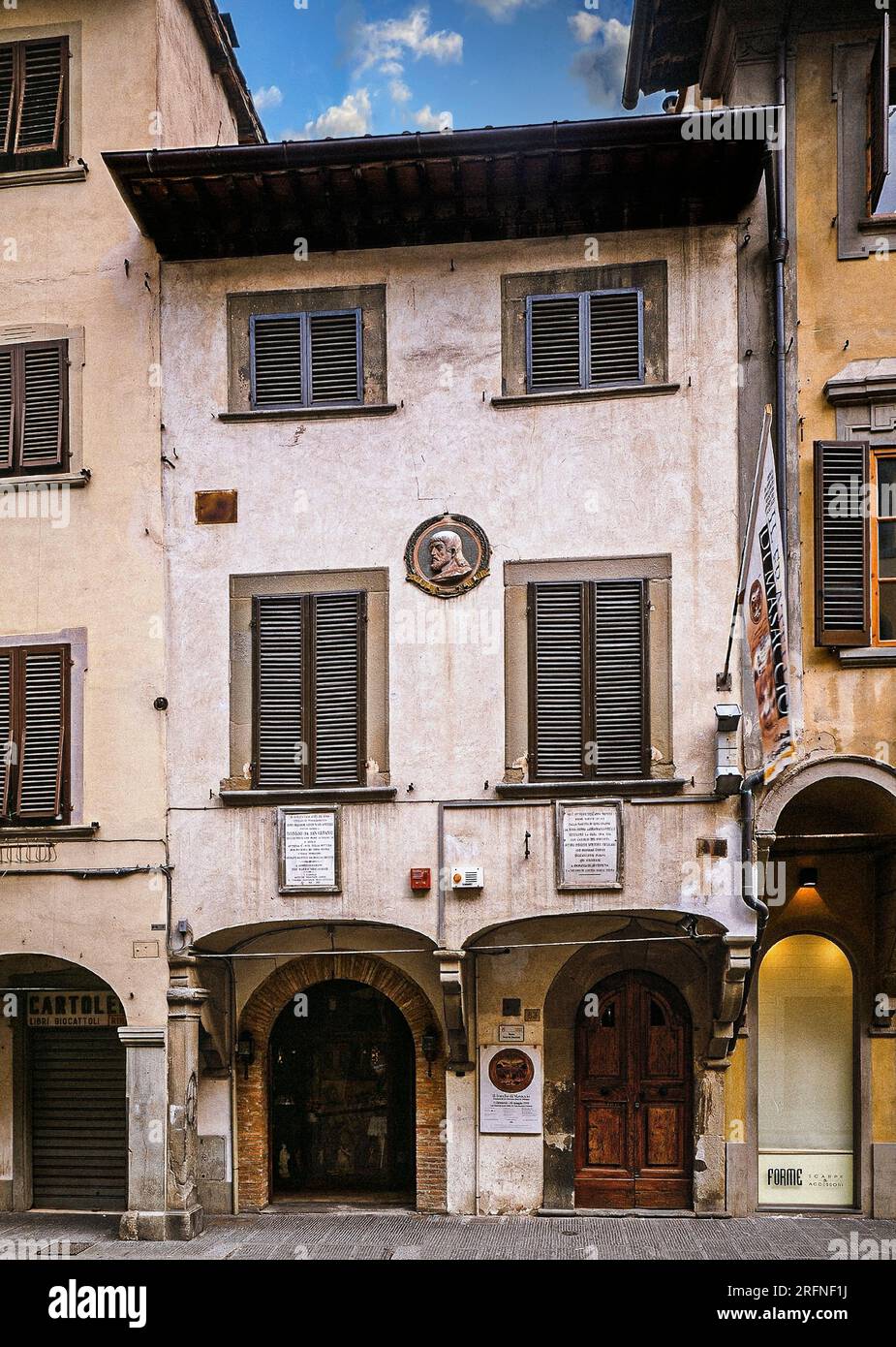 Italia Toscana San Giovanni Valdarno - Casa Masaccio Foto Stock