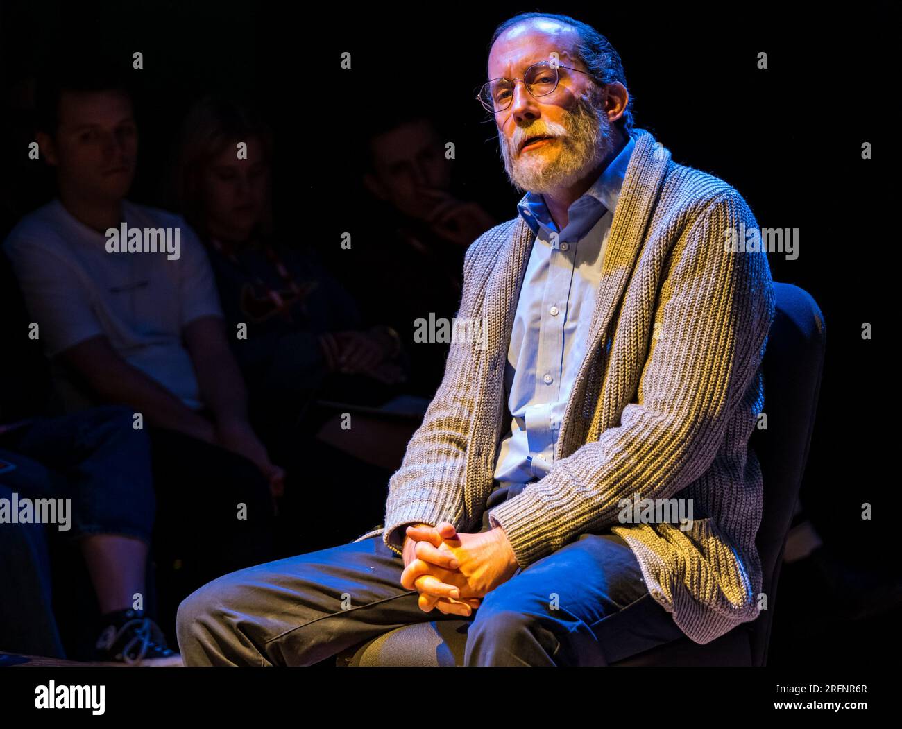 Edimburgo, Scozia, Regno Unito, 4 agosto 2023. Lancio di Edinburgh Festival Fringe the Space. Nella foto: The Quality of Mercy, un dramma sul dottor Harold Shipman scritto e interpretato dal nipote di una delle sue vittime. Crediti: Sally Anderson/Alamy Live News Foto Stock