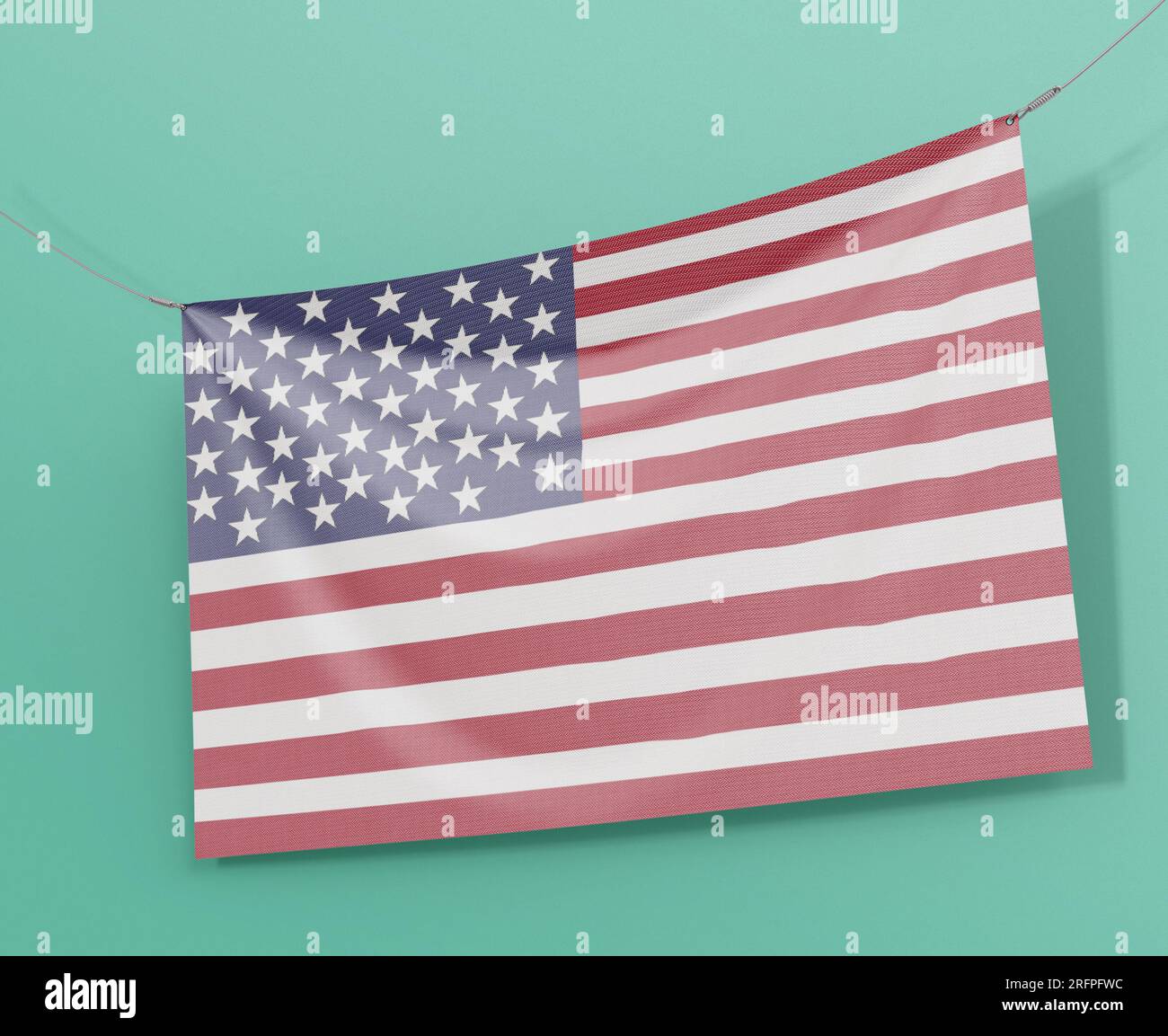 bandiera dell'america, bandiera hd usa Foto Stock